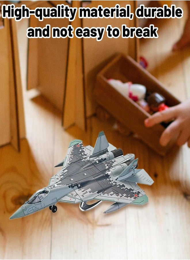 سكويشي نماذج طائرات طرية، نماذج طائرات مقاتلة لهواة الجمع لتزيين المكاتب، ألعاب تعليمية لعرضها على سطح المكتب (أخضر (أ)) - Image 4